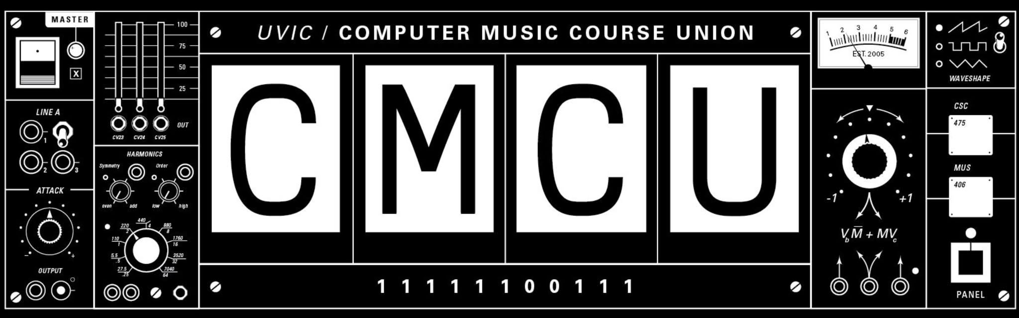 UVic Computer Music Course Union Logo